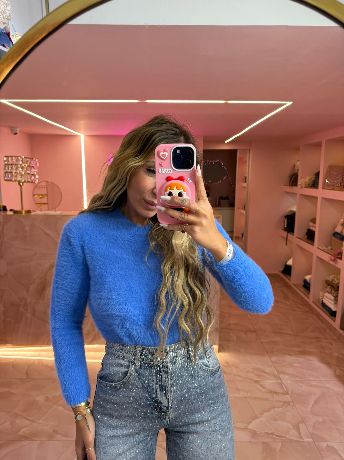 Maglioncino Pelosetto Blu  ♥