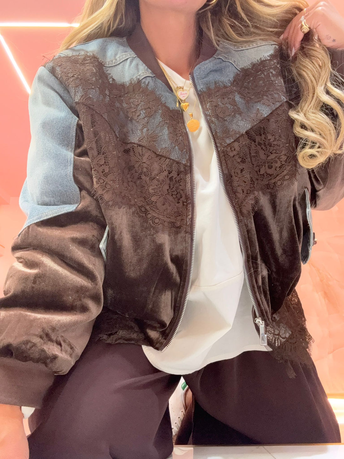 Piumino Velluto &amp; Jeans  ♥