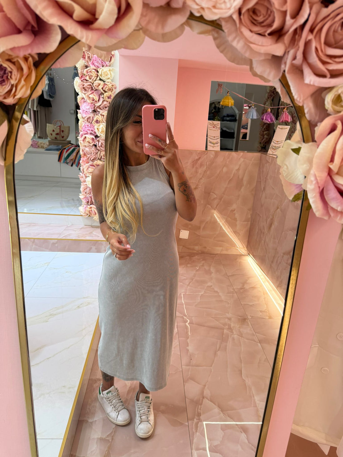 Dress Canotta Grigio ♥