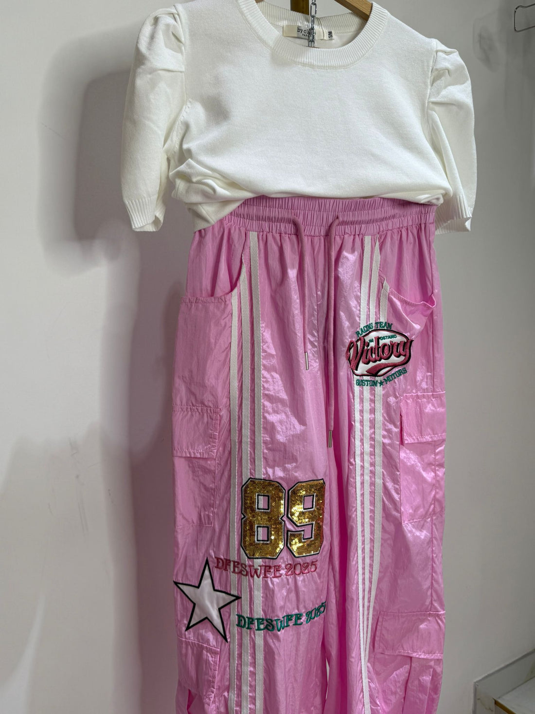 Pantalone Gym Checazz Rosa ♥