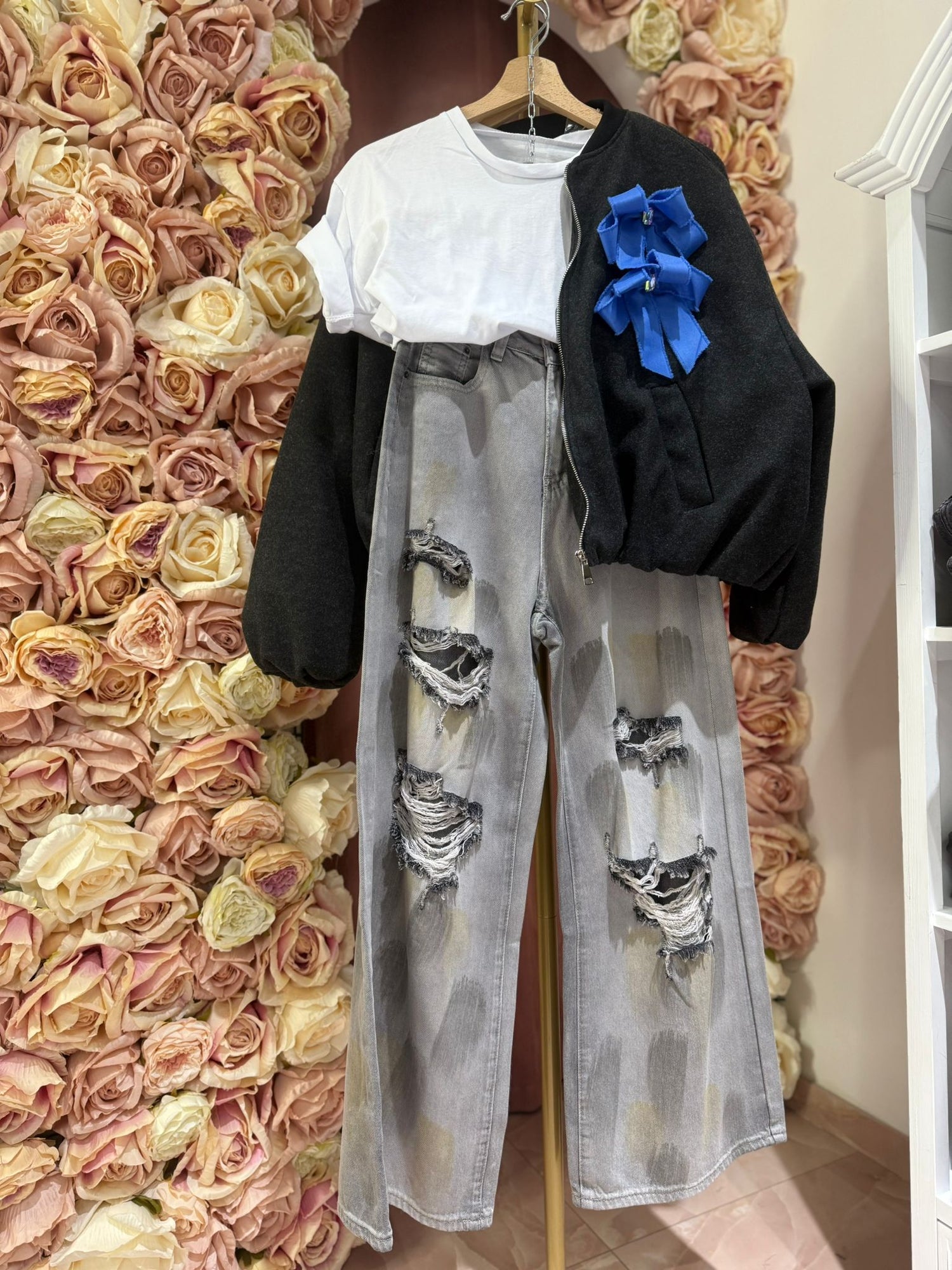 Jeans Palazzo Sfumato Grigio ♥