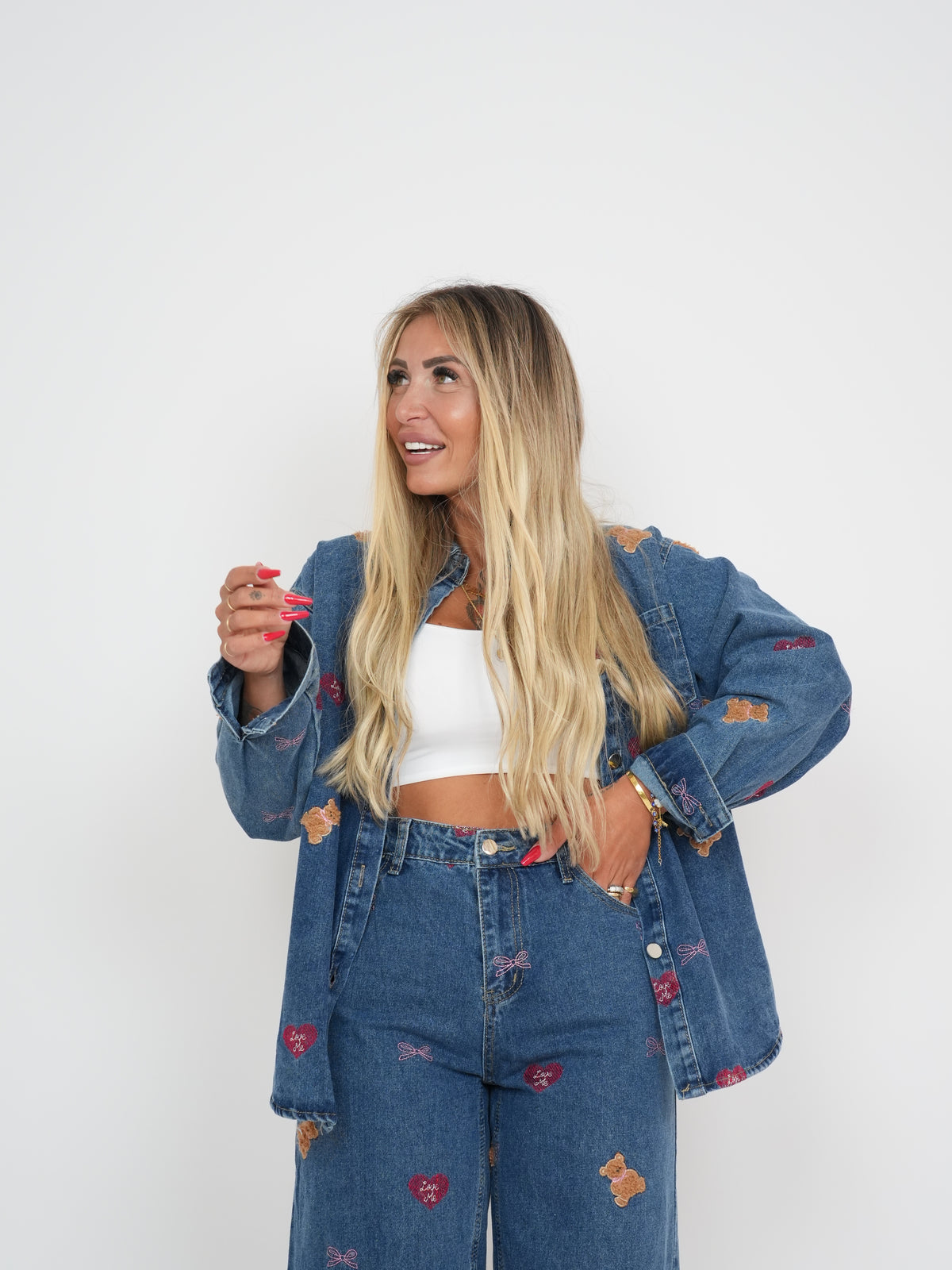 Coordinato Orsetti Del Cuore Denim ♥