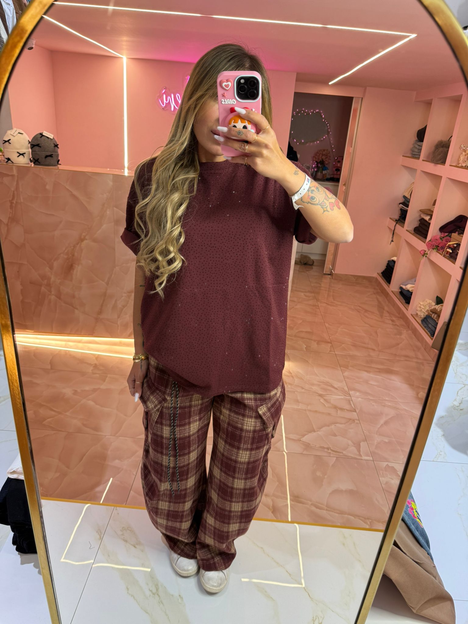 Maglia Microstrass Base Bordo&