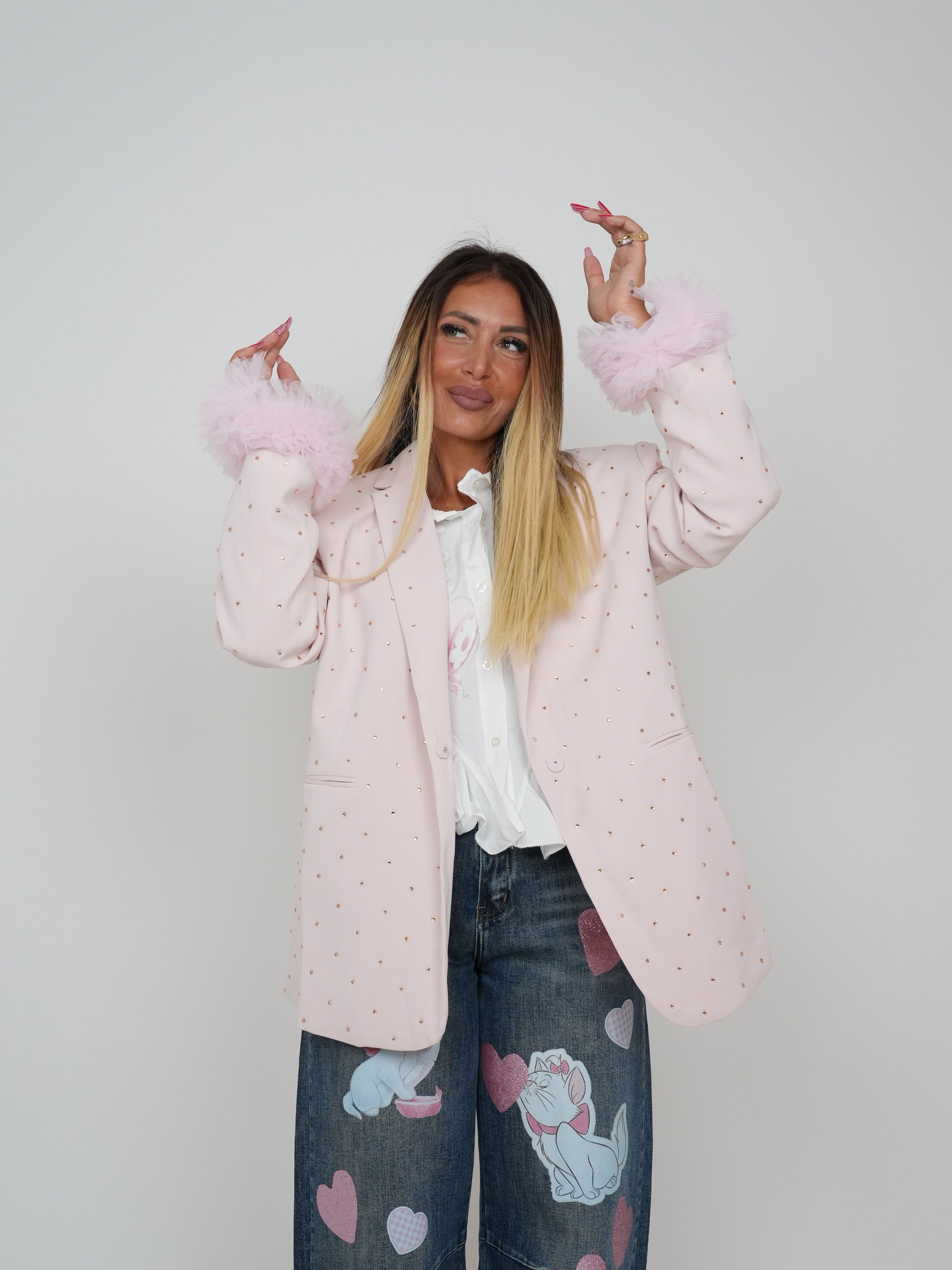 Giacca Glitter Glam Rosa ♥