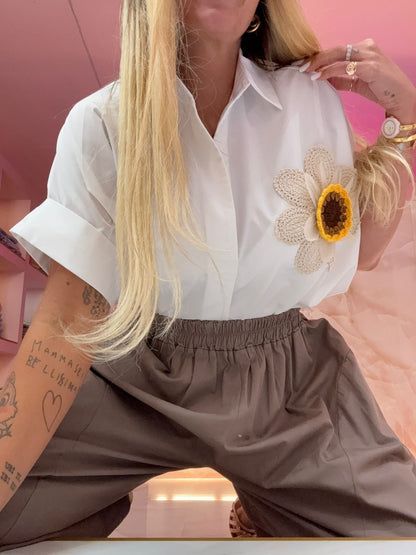 Camicia Girasole Bianca ♥
