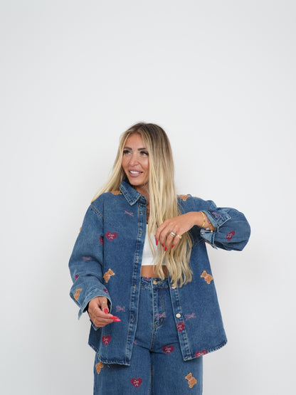 Coordinato Orsetti Del Cuore Denim ♥