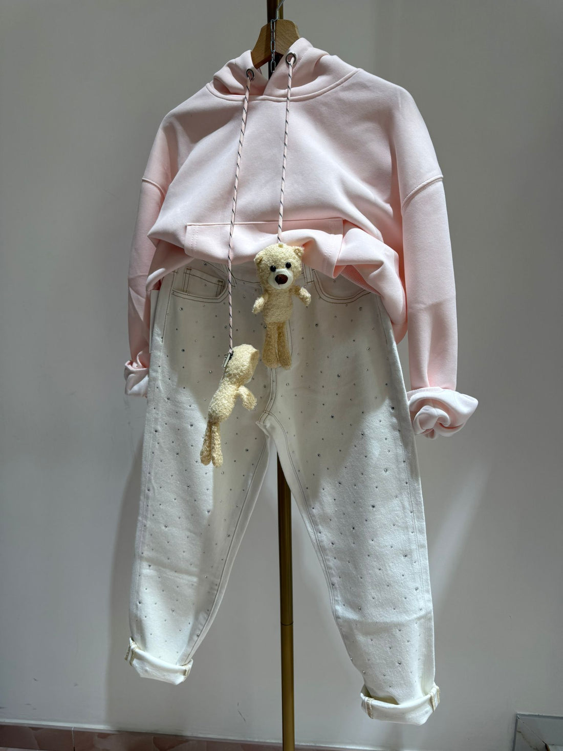 Jeans Glitter Bianco ♥