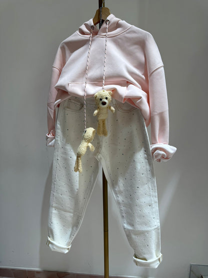 Jeans Glitter Bianco ♥