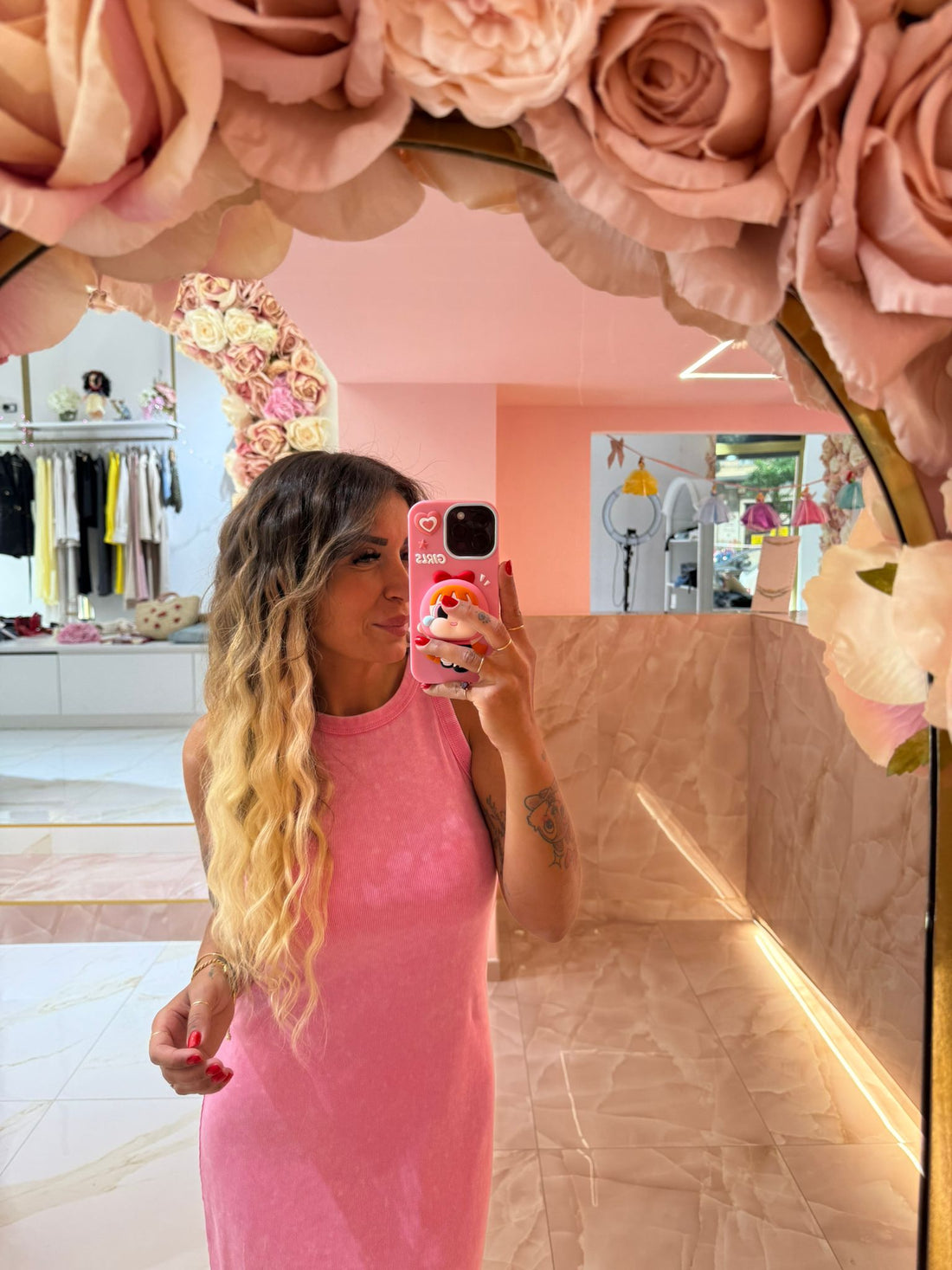 Dress Canotta Rosa ♥