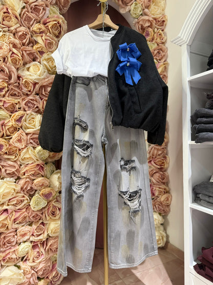 Jeans Palazzo Sfumato Grigio ♥