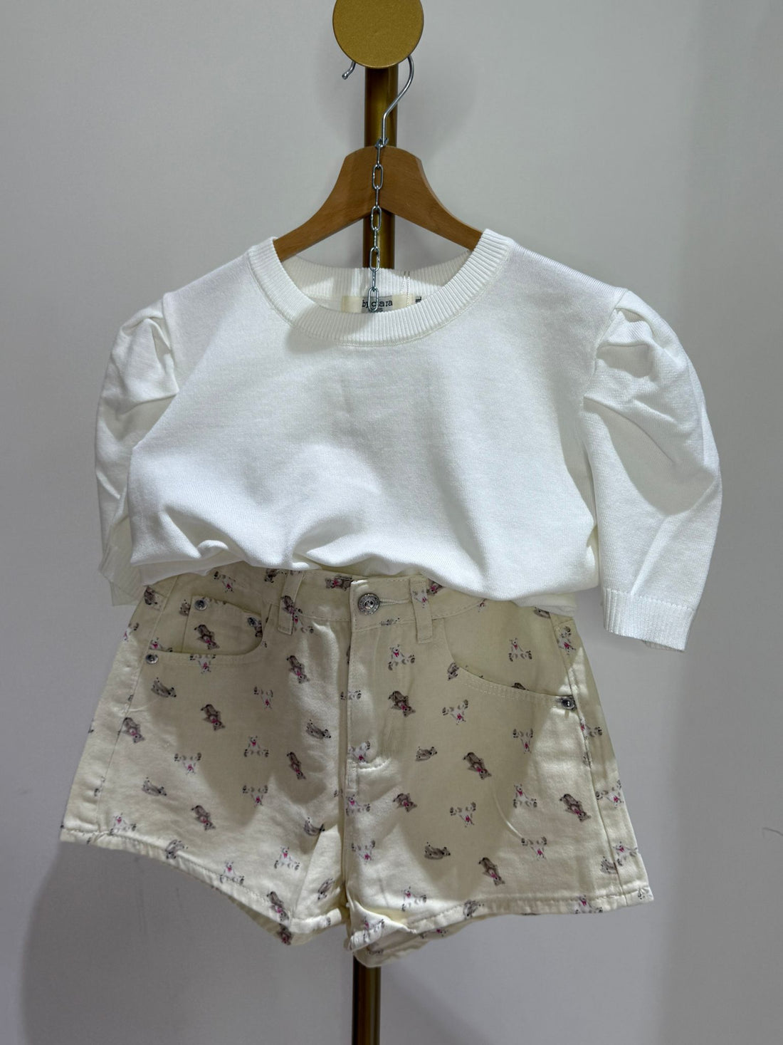 Pantaloncino Orsetto Beige  ♥