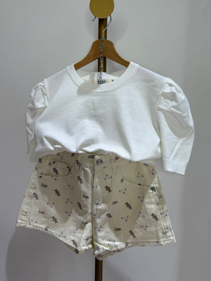 Pantaloncino Orsetto Beige  ♥