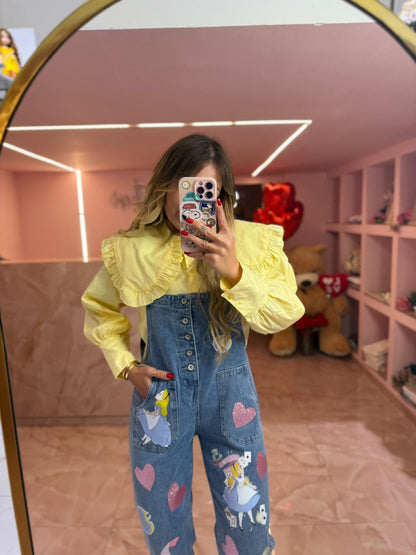 La Camicia Di Pry Collettone Gialla ♥