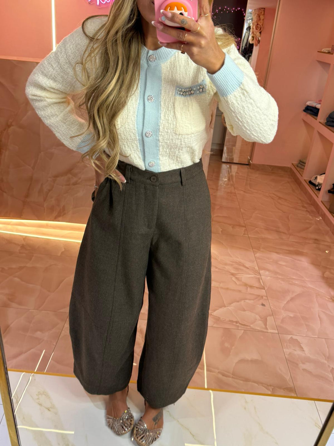 Pantalone Ovetto Perfetto Beige