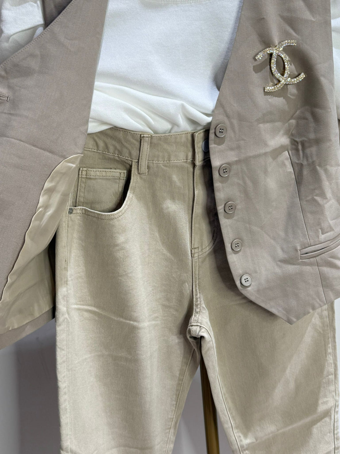 Jeans Mood Levis Beige ♥