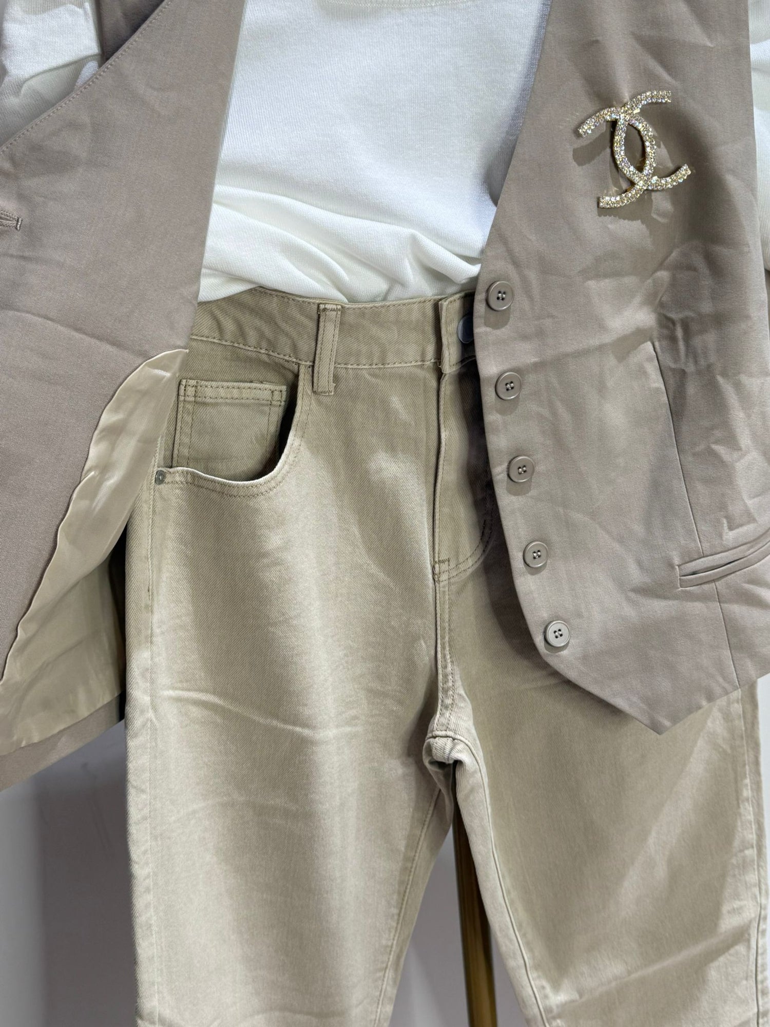 Jeans Mood Levis Beige ♥