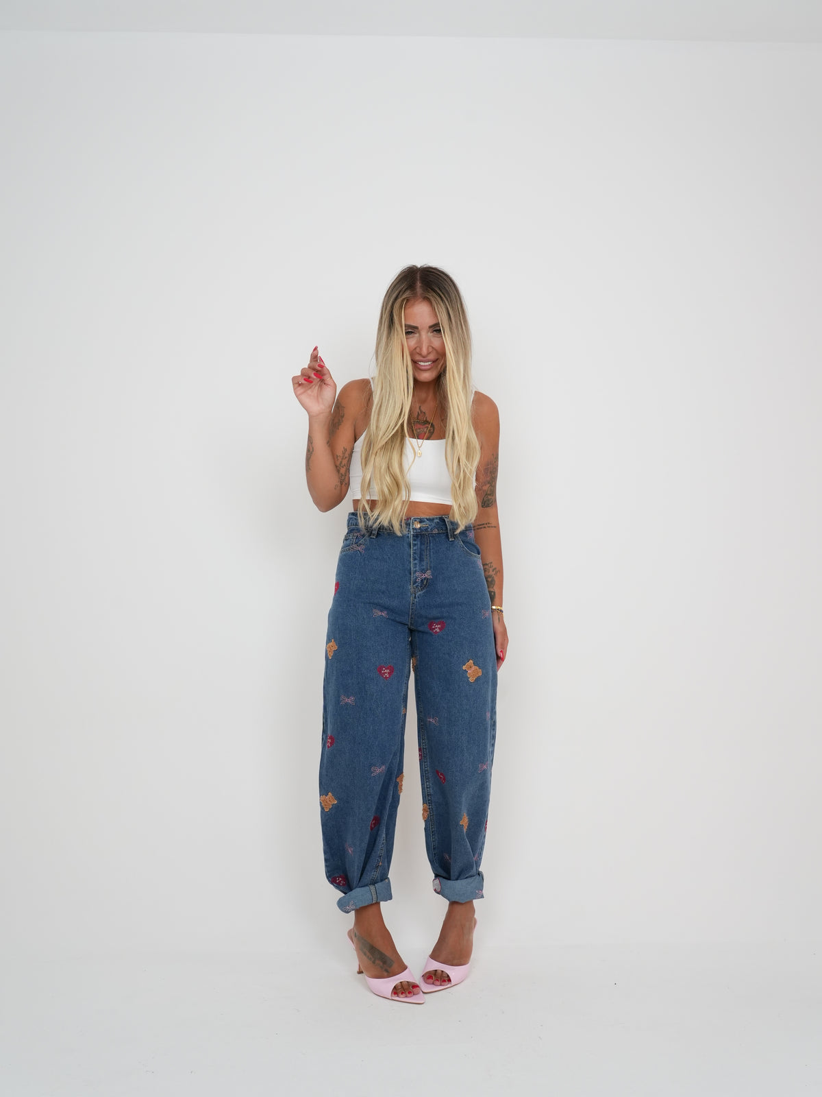 Coordinato Orsetti Del Cuore Denim ♥