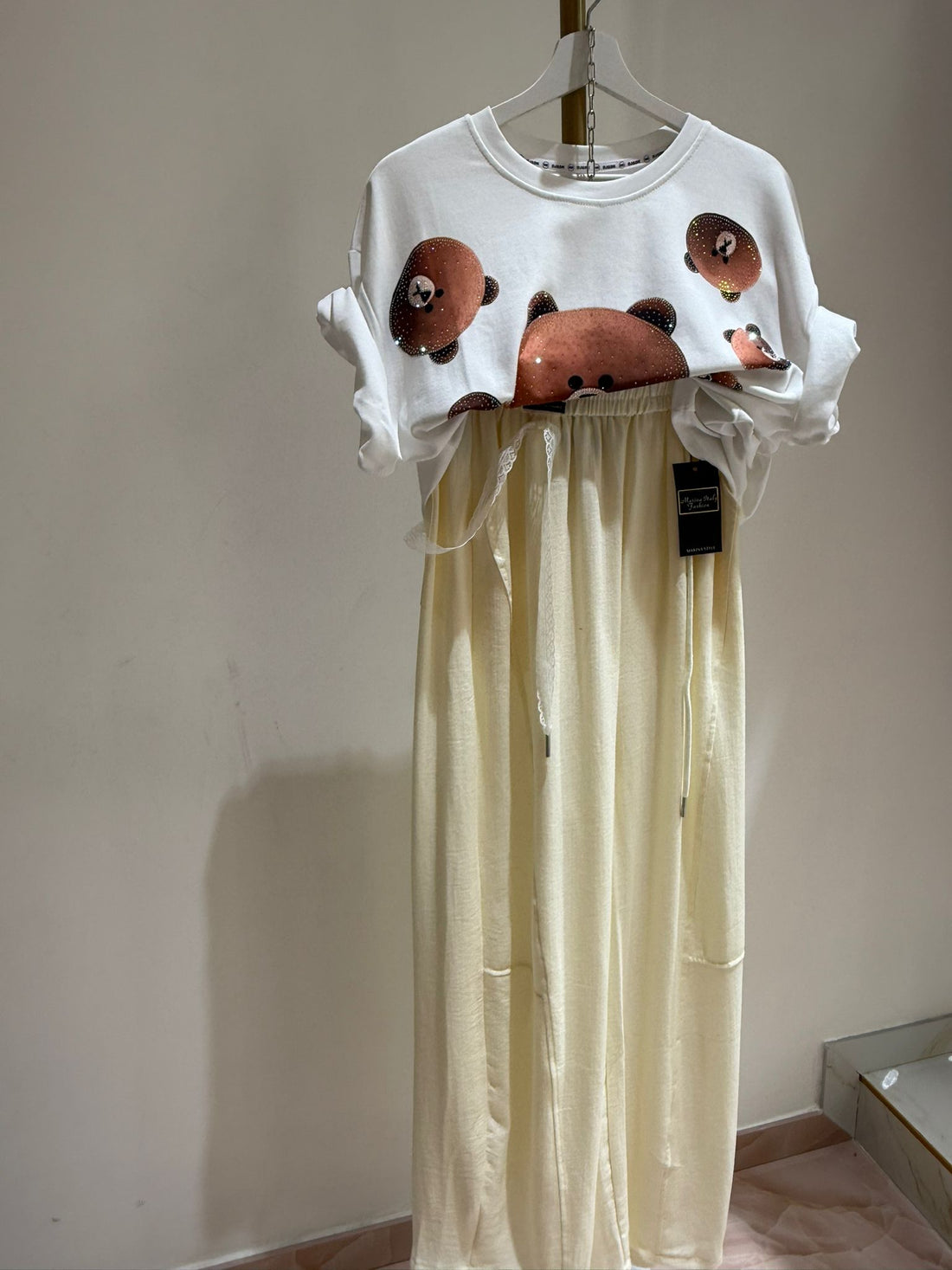 Pantalone Beige Merletto ♥