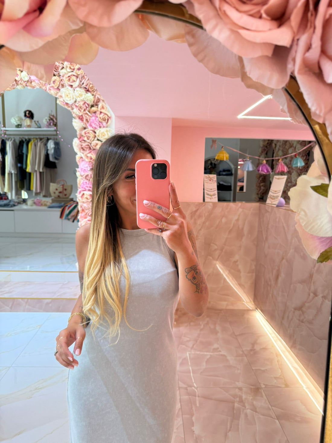 Dress Canotta Grigio ♥