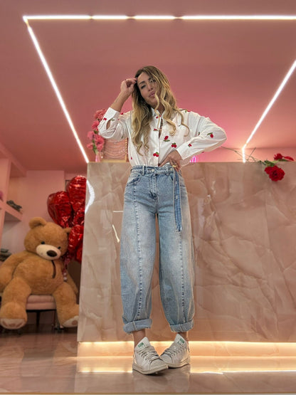 Jeans Doppio Bottone ♥