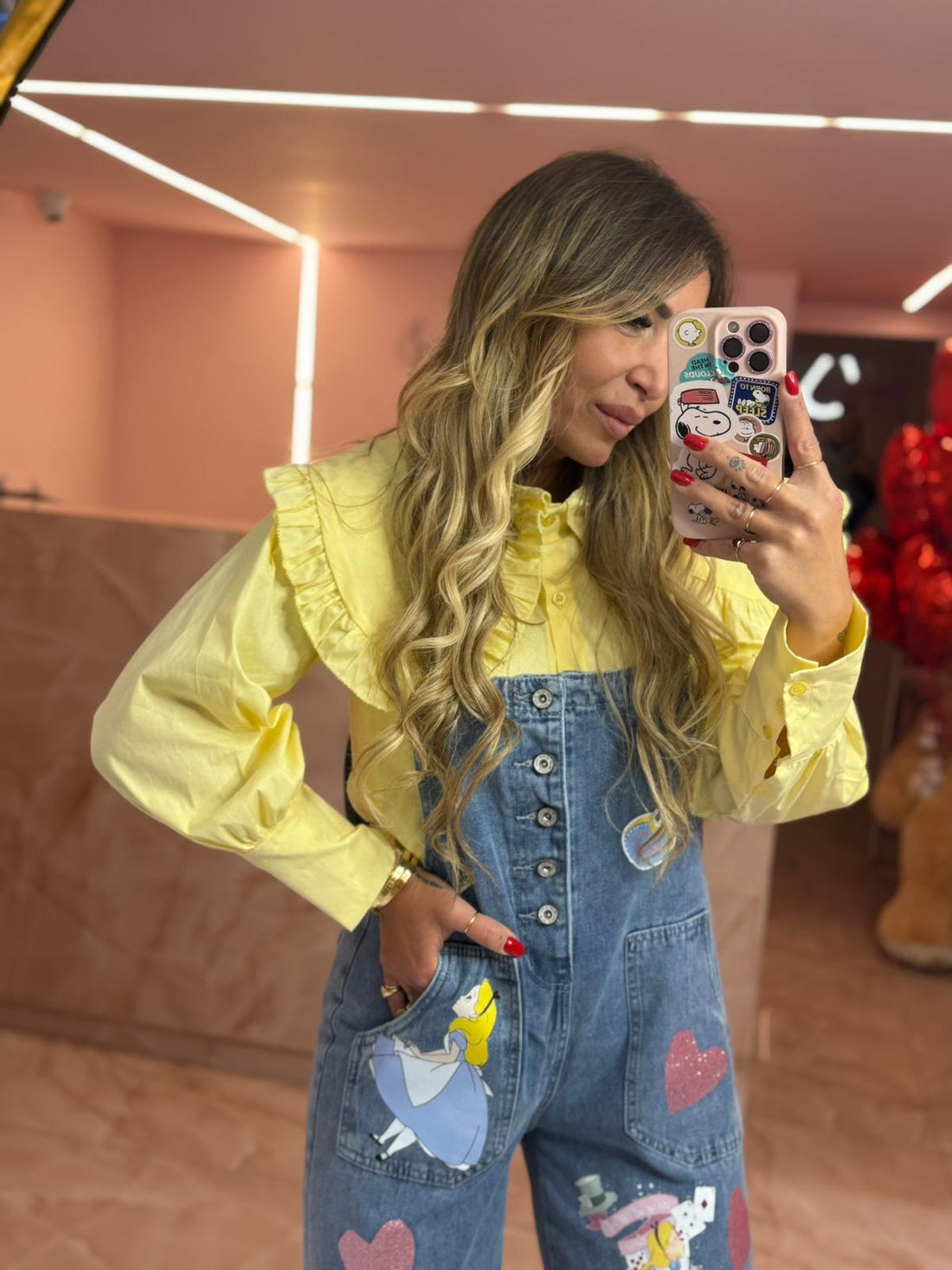 La Camicia Di Pry Collettone Gialla ♥