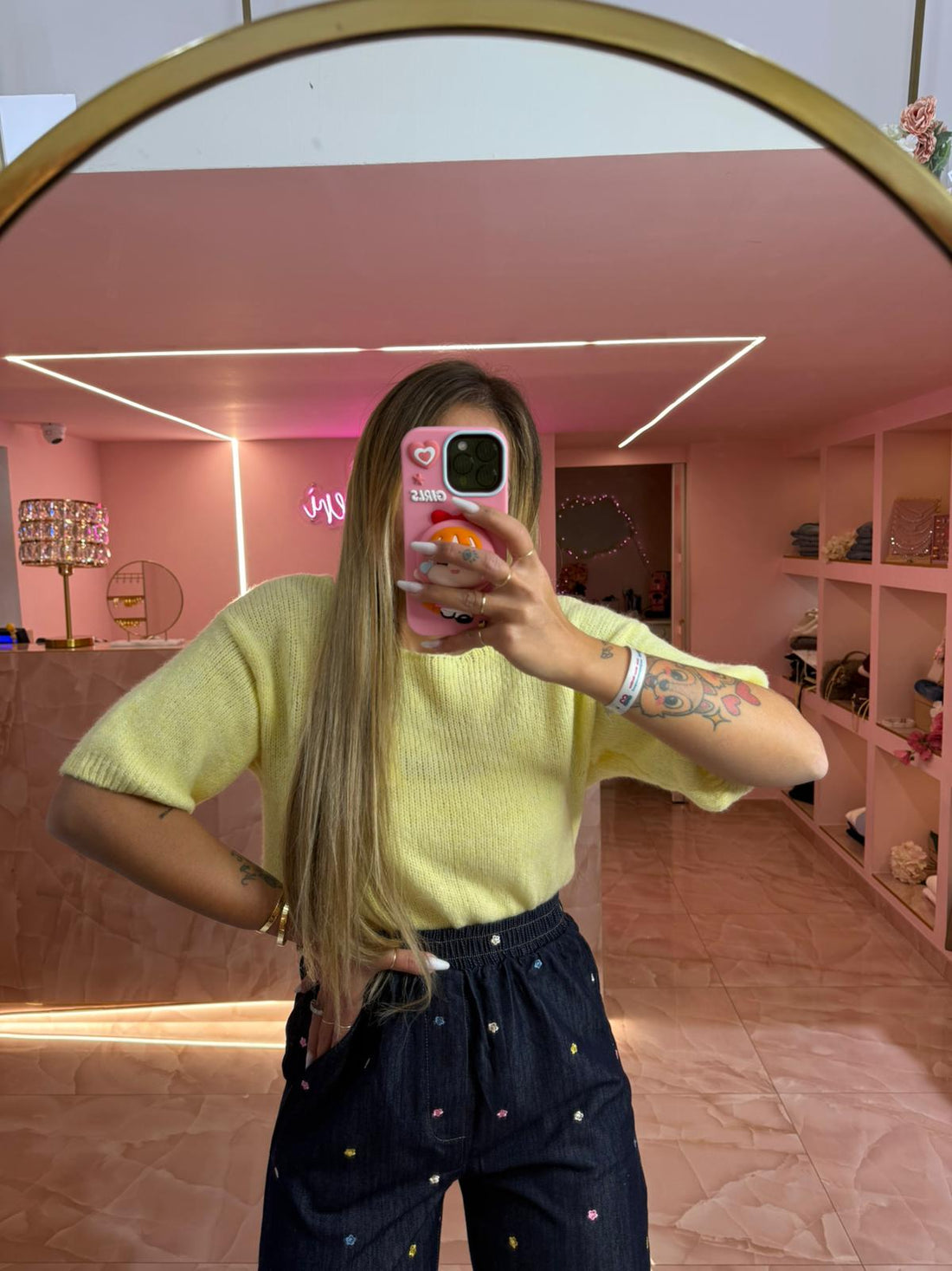 Maglioncino Giallo Per Meta&