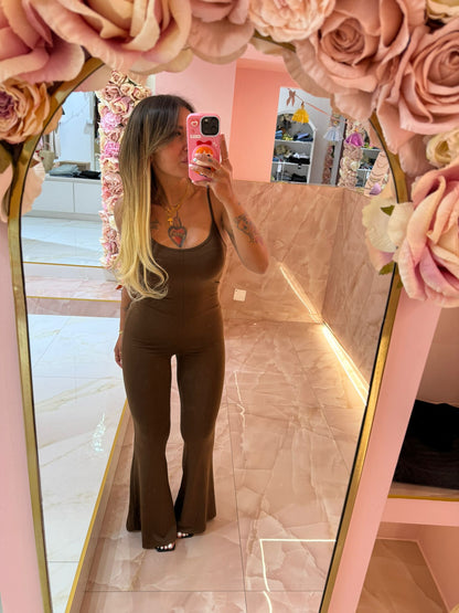 Salopette Lycra Zampa Marrone  ♥