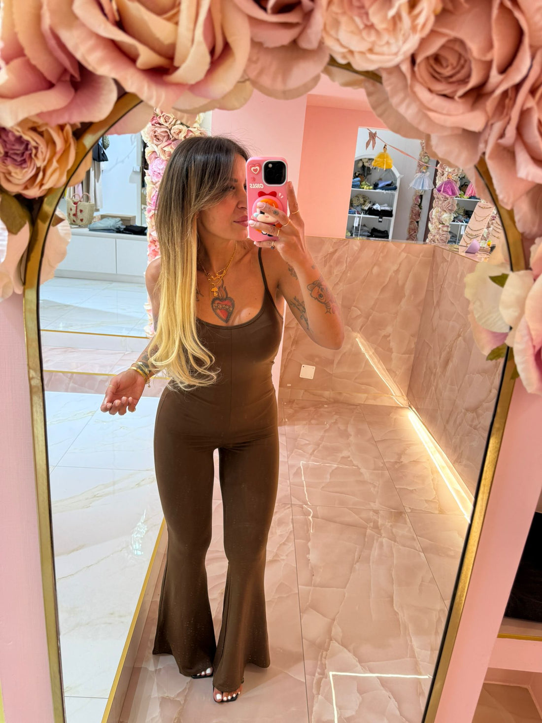 Salopette Lycra Zampa Marrone  ♥