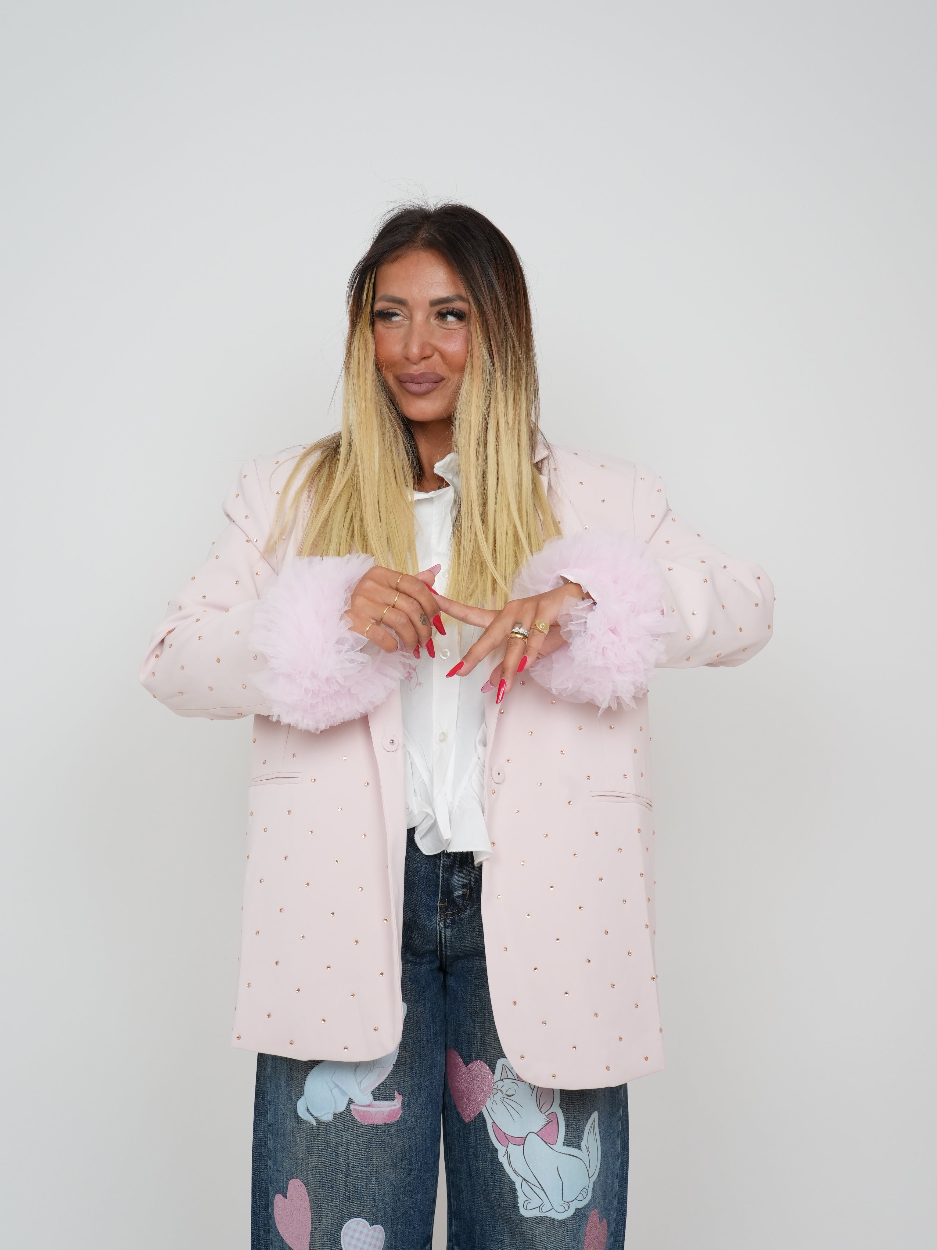 Giacca Glitter Glam Rosa ♥