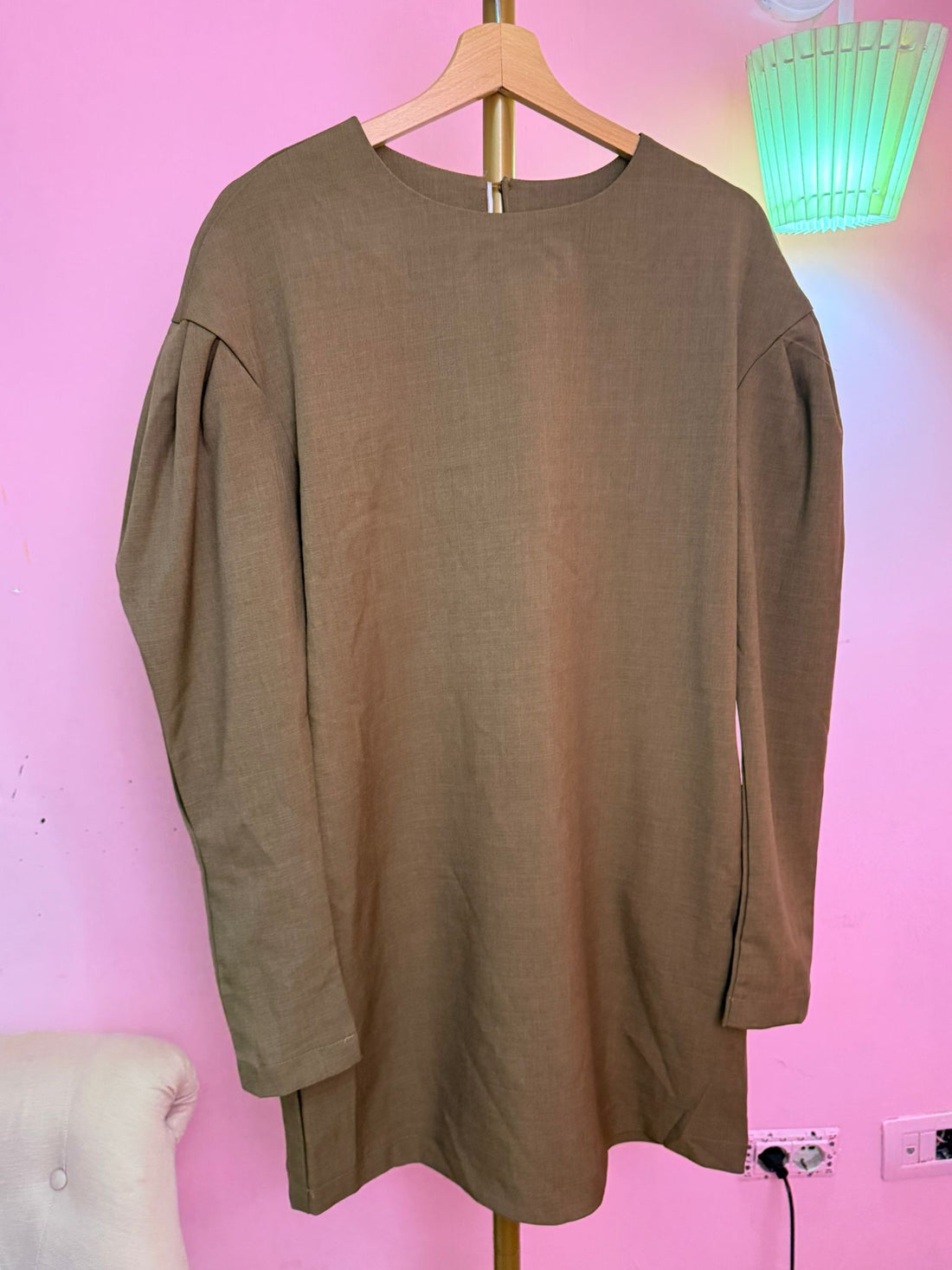 Dress In Camicia Biscotto Balloon