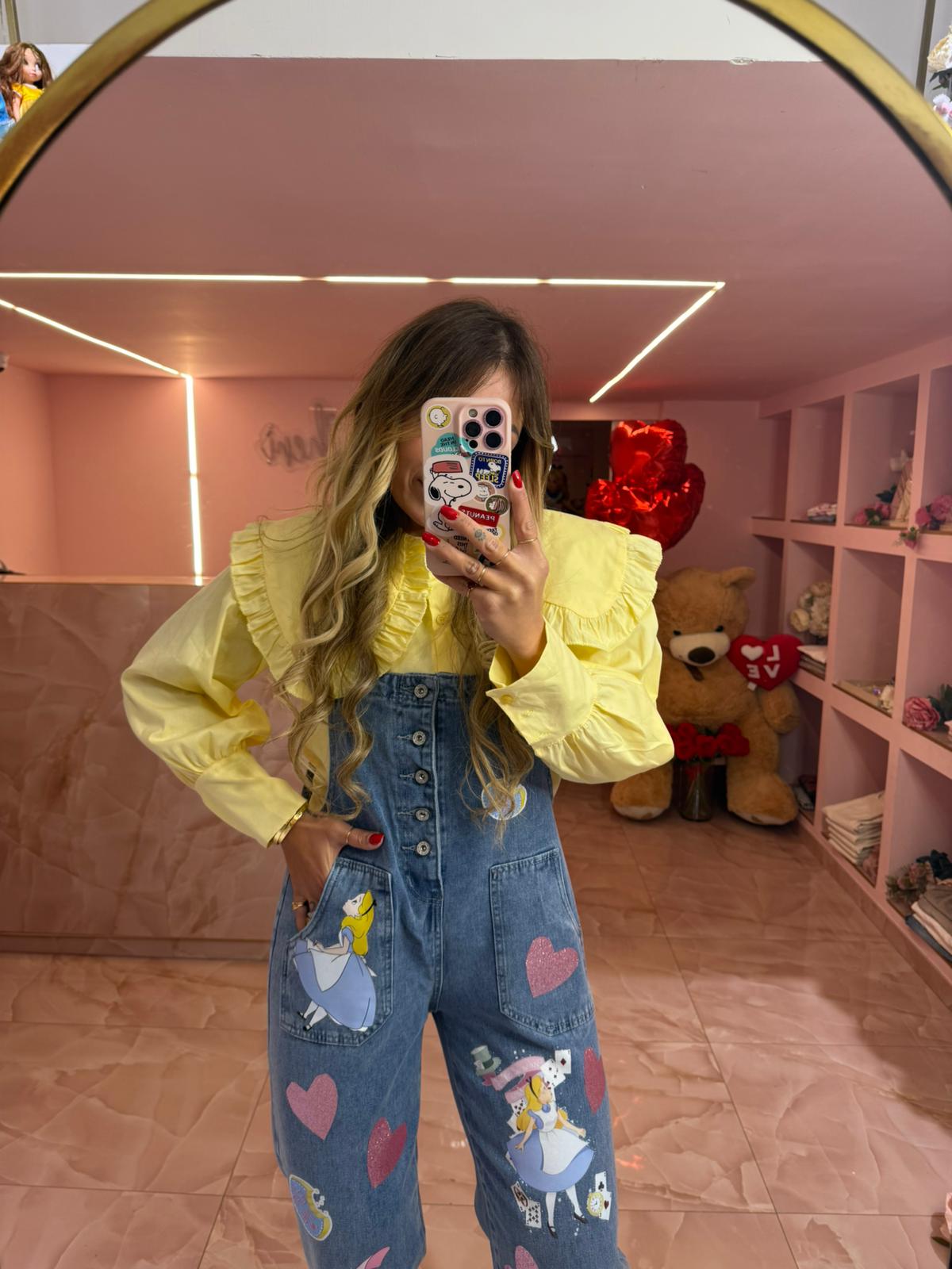 La Camicia Di Pry Collettone Gialla ♥