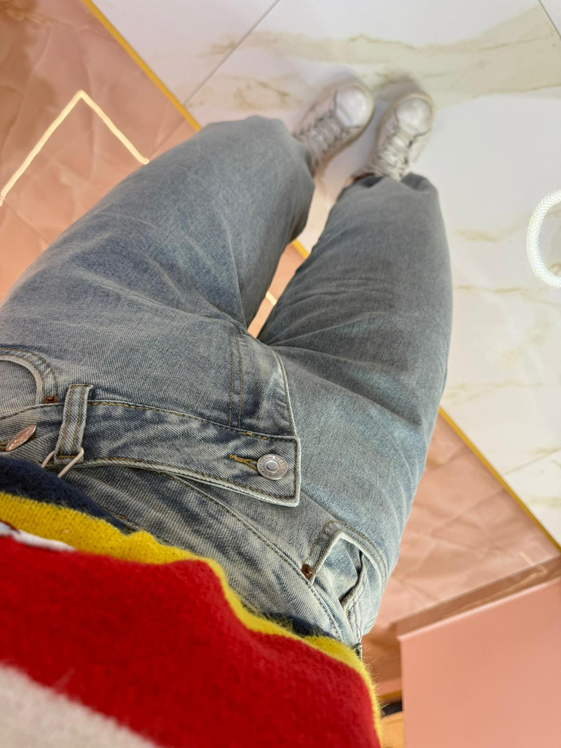 Jeans Asimmetrico Mood Zara ♡