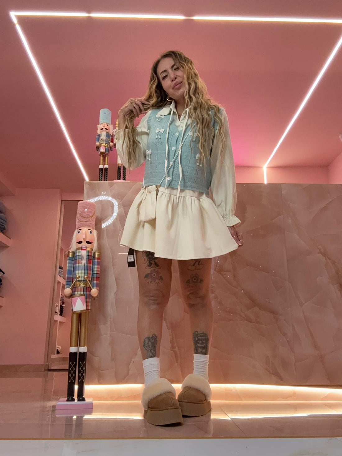 Il Vestitino Col Gilet Menta ♥