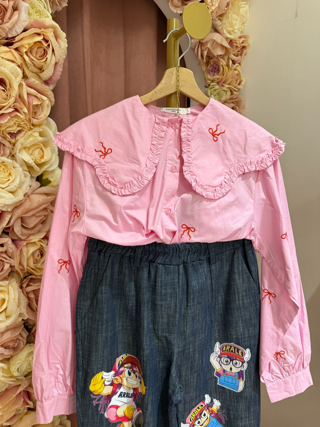 Camicia Fiocchi Rosa ♥