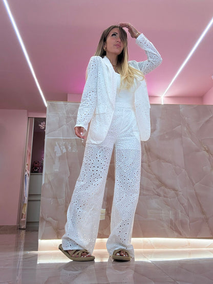 Coordinato Pizzo San Gallo Con Giacca ♥