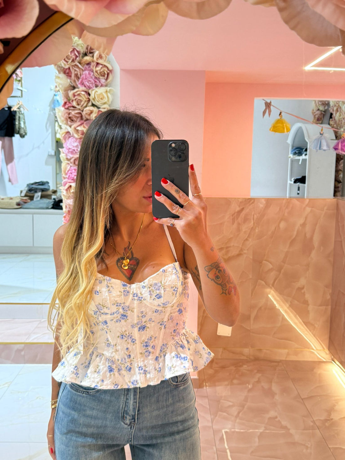 Corsetto Fiorellini Polvere ♥