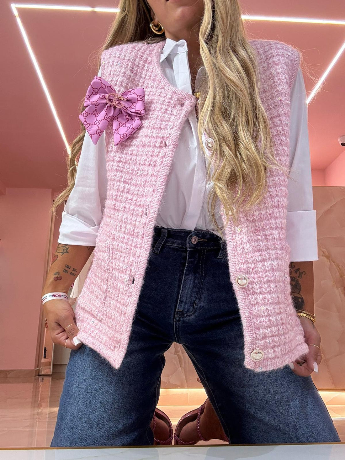 Gilet Chantelle Rosa ♥