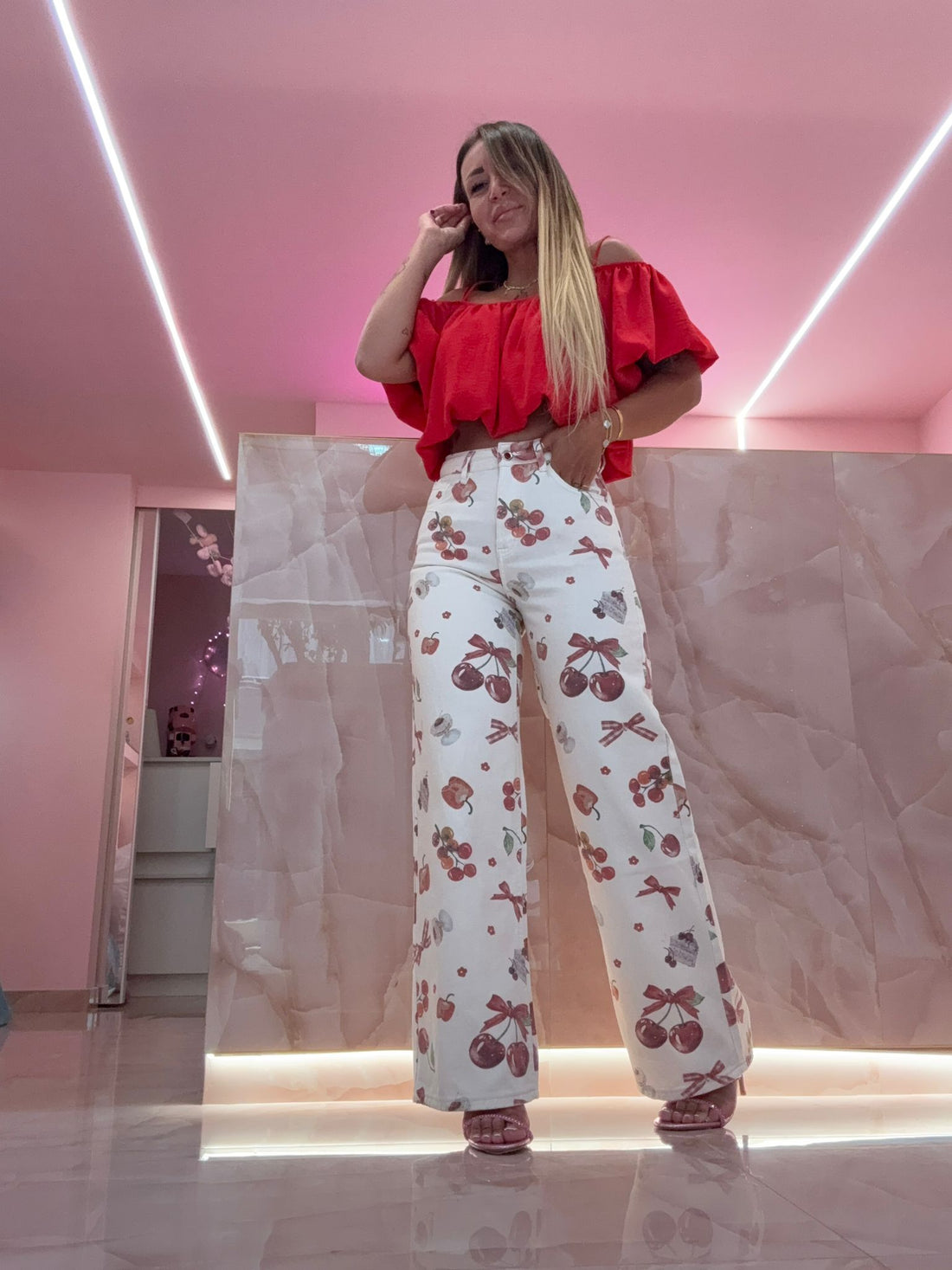 Jeans Ciliegine Palazzo ♥