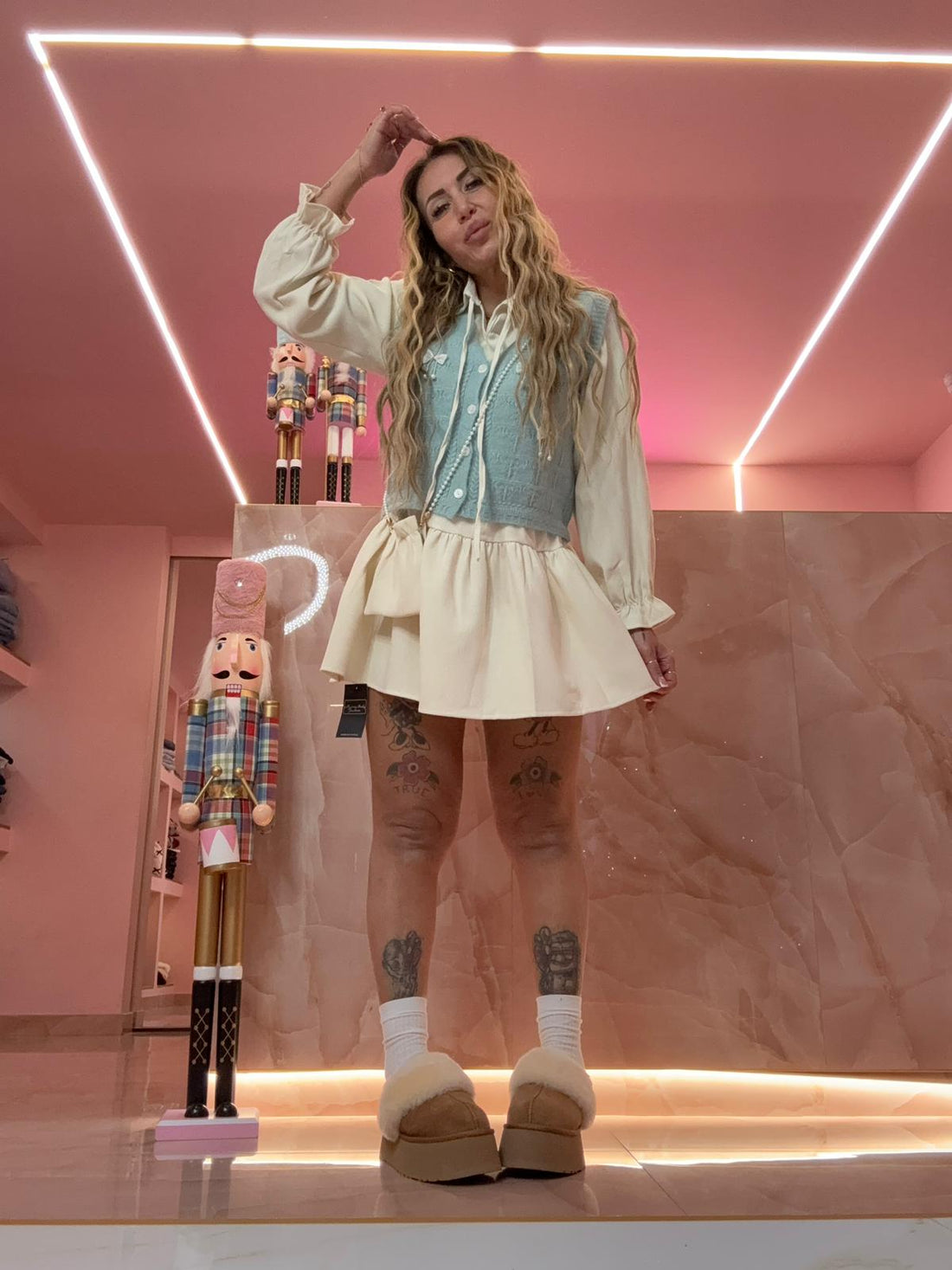 Il Vestitino Col Gilet Menta ♥