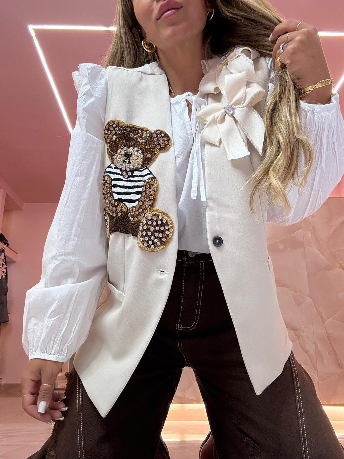 Gilet Teddy Luccicoso ♥
