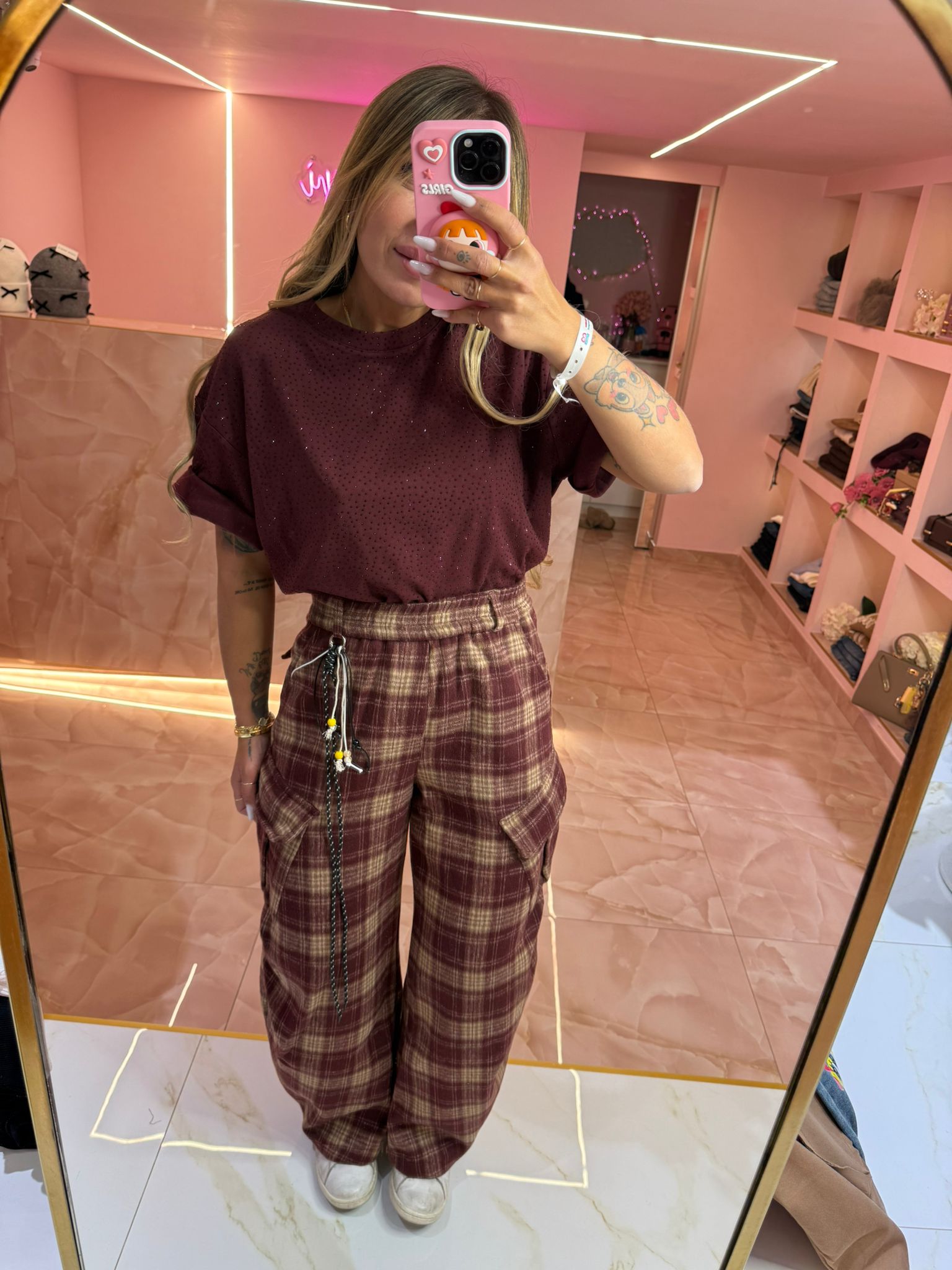 Pantalone Lolly Pop Bordo&