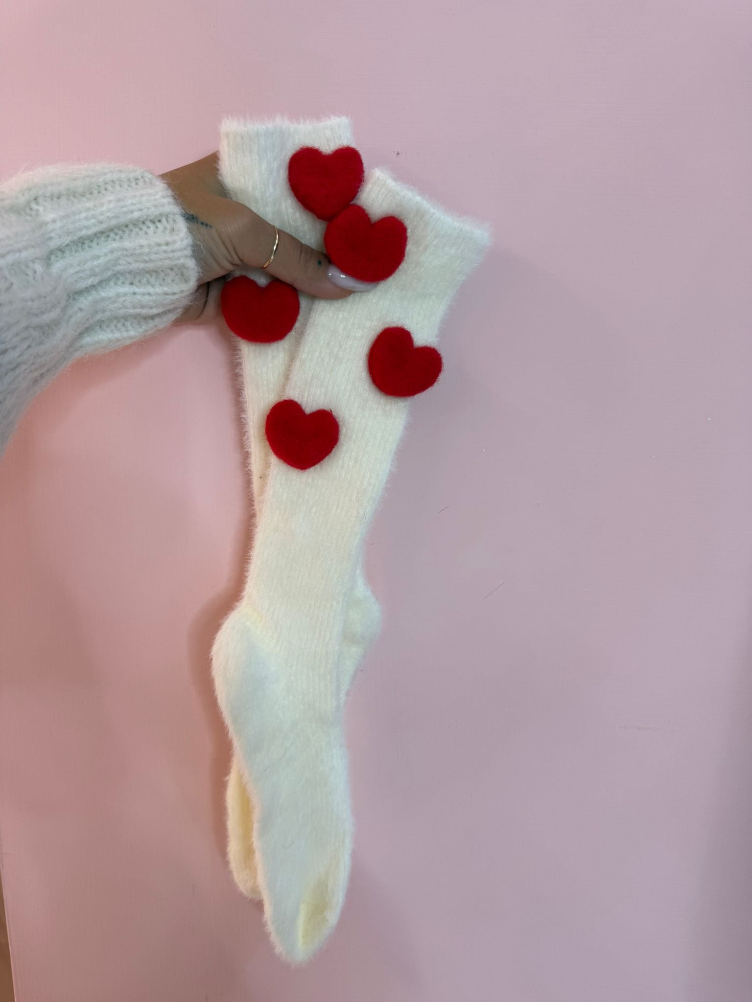 Calzini Morbidosi Cuori Rossi ♥