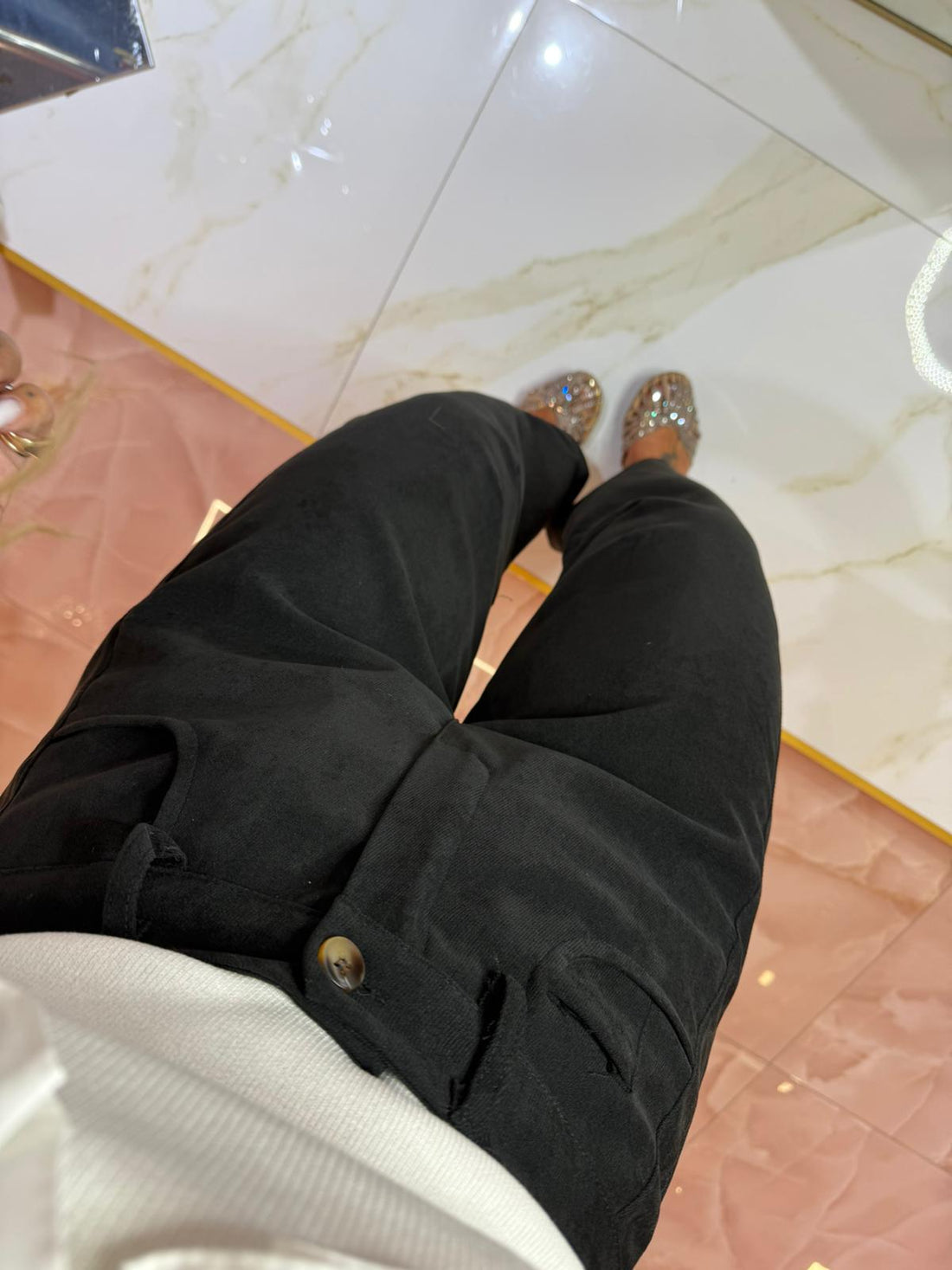 Pantalone Velluto Comoditè ye ye Nero  ♥