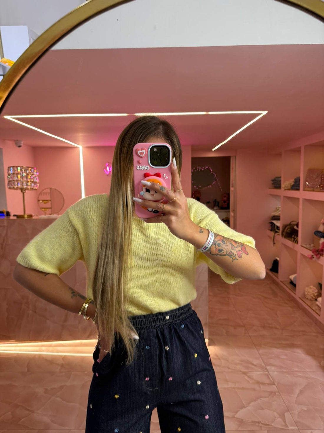 Maglioncino Giallo Per Meta&