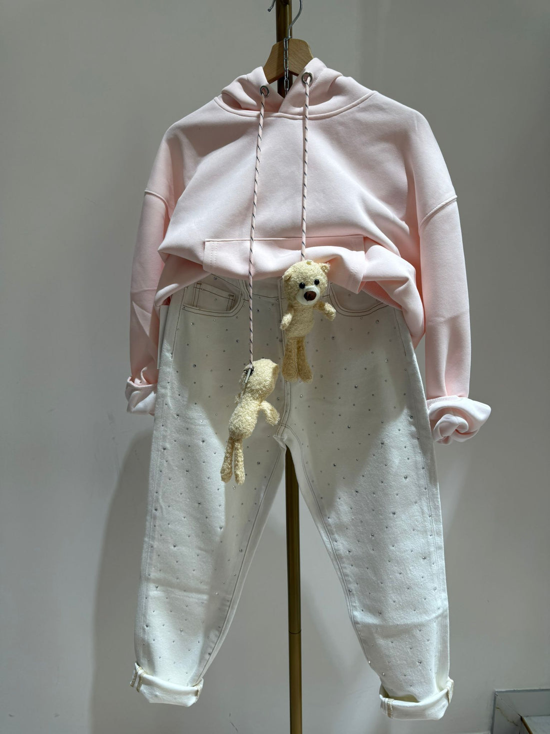 Jeans Glitter Bianco ♥