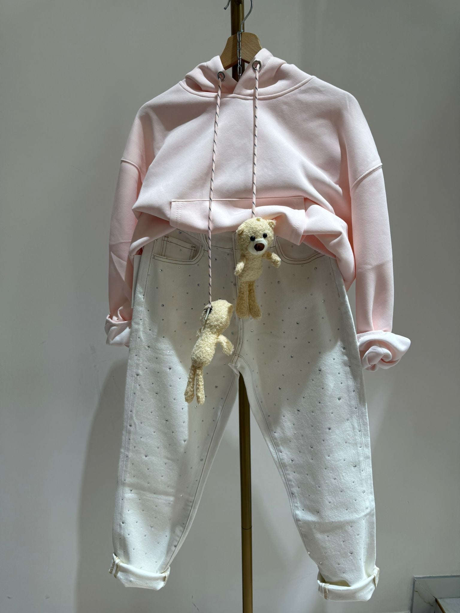 Jeans Glitter Bianco ♥