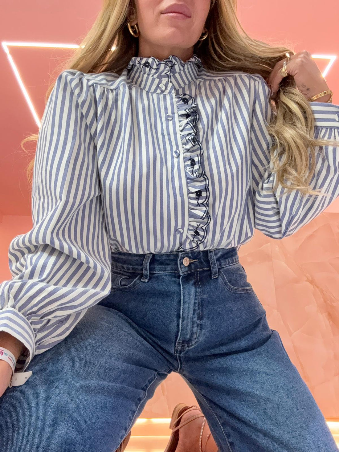 Camicia Shabby Chic Polvere