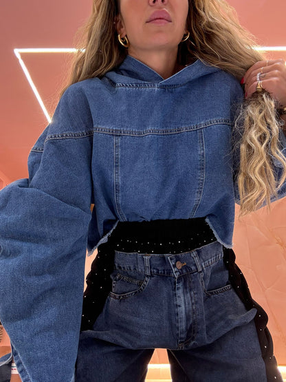 Felpa In Jeans Jeansiamo ♥