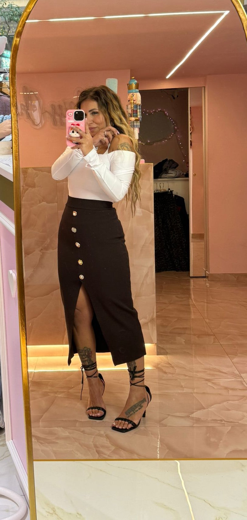 Lounghette Bottoni Wow Marro&