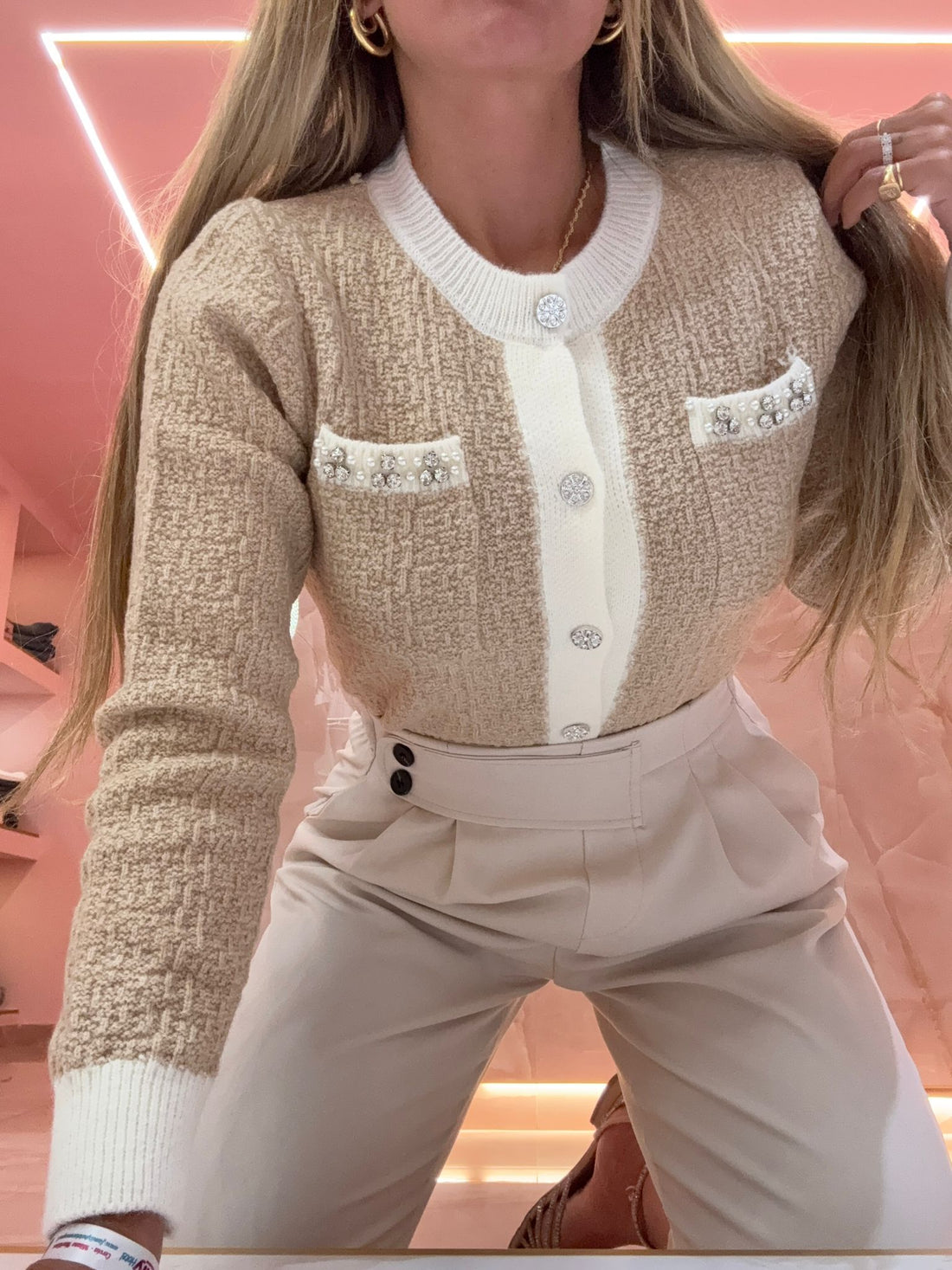 Maglioncino Da Snob Beige ♡